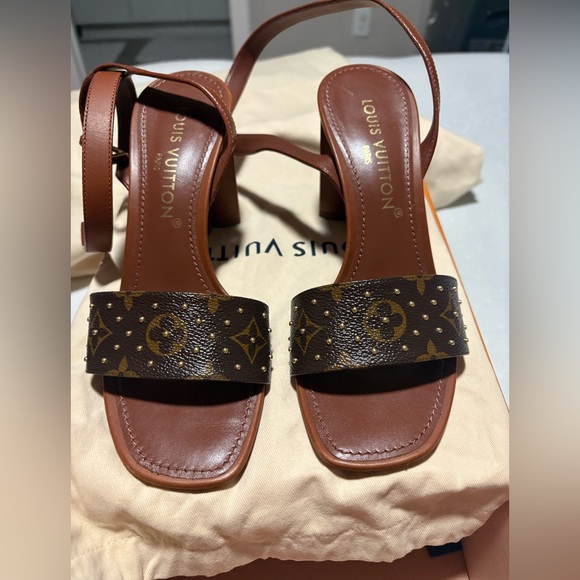 Louis Vuitton Brown Sandals - Picture 1 of 10